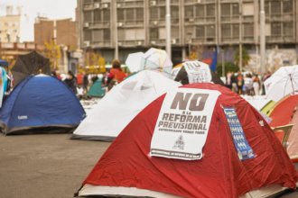 &ldquo;La condena social está latente&rdquo;: AGMER inició tres días de acampe contra la reforma jubilatoria