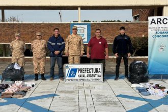 Prefectura Represa Salto Grande entrega elementos secuestrados a Cáritas Concordia