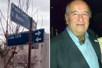 En el Día del Periodista, la calle Mario Alarcón espera su cartel