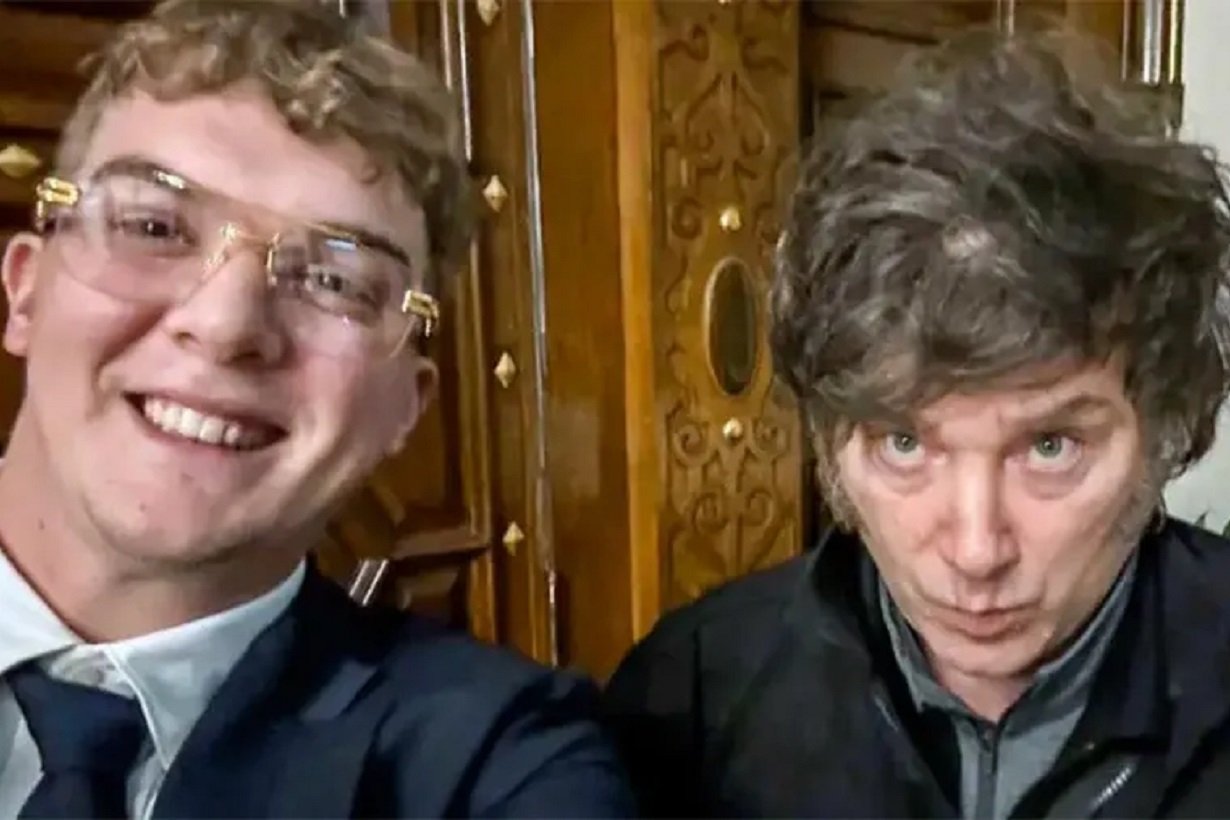 Hayden Davis y Javier Milei, acusados en la causa.