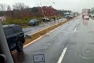 Tras un choque fatal, cerraron un tramo de la Ruta 12
