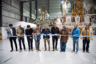 Frigerio inauguró una planta de alimentos balanceados que adhirió al RINI