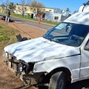 Choque entre dos vehículos en la exruta 26: una mujer sufrió fracturas y politraumatismos