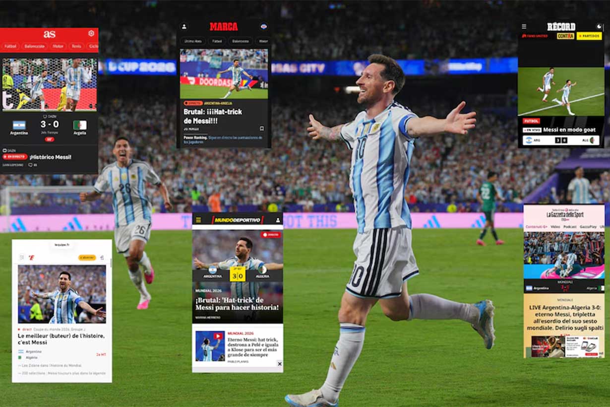 Eterno, brutal, histórico: Messi copa las portadas del mundo tras el triplete ante Argelia - Noticias - Elentrerios.com