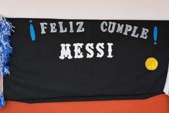 Alumnos de escuelas concordienses homenajearon a Messi en su cumpleaños: &ldquo;El ejemplo trasciende la cancha&rdquo;