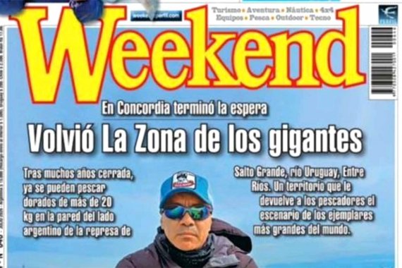 Pesca deportiva internacional: Revista Weekend destacó la reapertura de &ldquo;La Zona&rdquo;