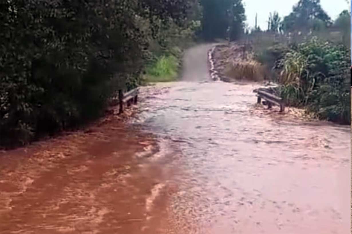 Llovieron más de 200 milímetros en pocas horas en La Aurora y San Javier, en Misiones - Noticias - Elentrerios.com