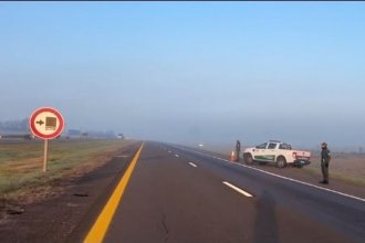 Piden máxima precaución por bancos de niebla en dos rutas que atraviesan Entre Ríos