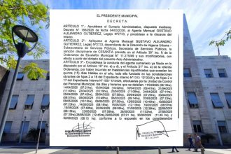 Cesantearon a empleado municipal que atendía una peluquería durante su horario de trabajo