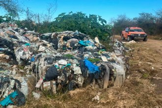 Frenan preventivamente el volcado de residuos en un sector de área protegida de Villa Paranacito