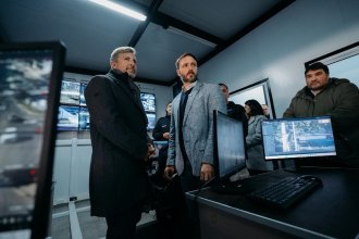 Frigerio inauguró un centro de monitoreo y nuevas instalaciones para la Policía en Concordia