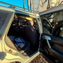 Salvó de milagro su vida luego de chocar con un acoplado estacionado en la ruta