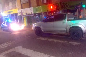 Contramano por calle Entre Ríos. Empezó el feriado ebrio, con más de 2 gramos de alcohol en sangre