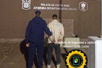 Lo vieron a través de las cámaras de un estacionamiento de ambulancias y terminó detenido por tentativa de robo