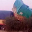 Fuerte choque frontal entre camiones con carga complicó el tránsito en ruta provincial