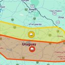 Alerta naranja. INUMET advierte que el riesgo de &ldquo;tormentas fuertes&rdquo; no desapareció