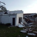 El Aeroclub Concordia sufrió graves daños por la tormenta