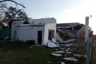 El Aeroclub Concordia sufrió graves daños por la tormenta