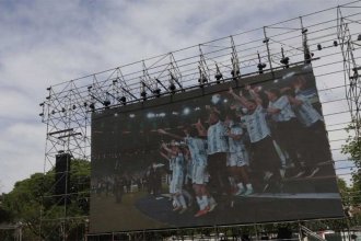 Final del Mundial. La Municipalidad avisó cuál es el &ldquo;punto de encuentro&rdquo; y supeditó la pantalla a las condiciones meteorológicas