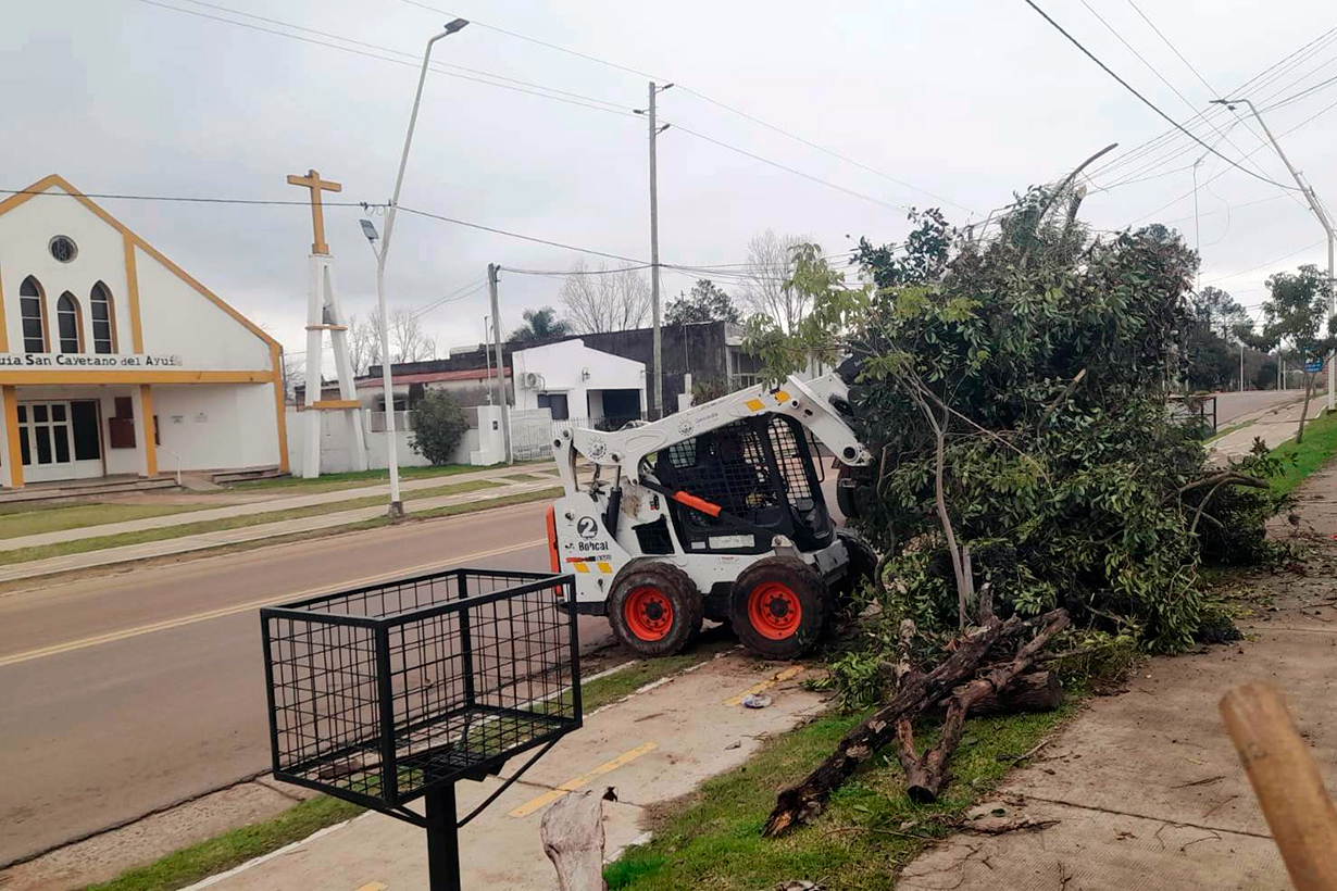 Son más de 400 los pedidos de asistencia recibidos en Concordia tras el temporal del sábado - Noticias - Elentrerios.c