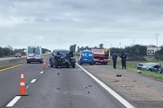Remisero perdió la vida tras un violento choque sobre la RN14