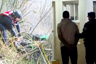 Hallaron una moto dentro de una laguna y detuvieron a un joven