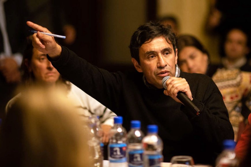 Abel Antivero, en Diputados (La Lucha en la calle)