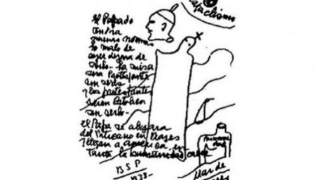 El dibujo "profético" de Parravicini El dibujo "profético" de Parravicini