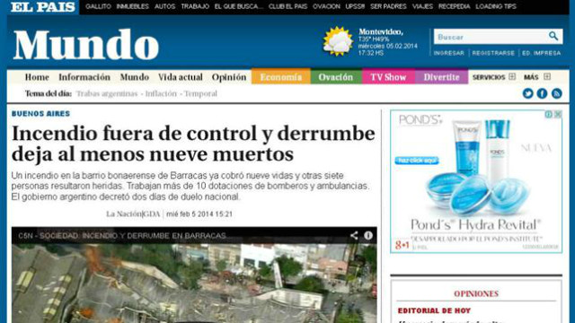 Diario El País, de Uruguay