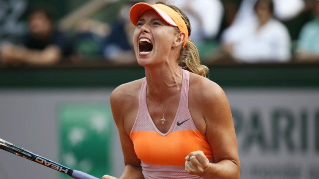 Sharapova, campeona en Roland Garros 2014.