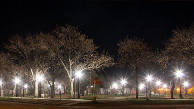Plaza Moreno, el lugar del asalto
