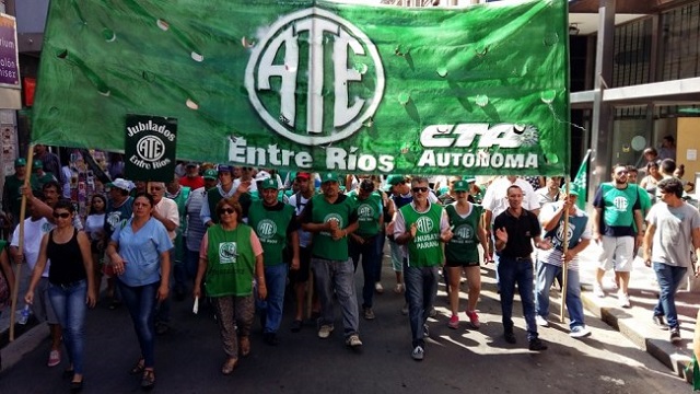 Muntes encabezará la protesta de ATE, en Paraná.
