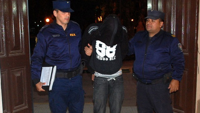 El joven detenido en Gualeguaychú