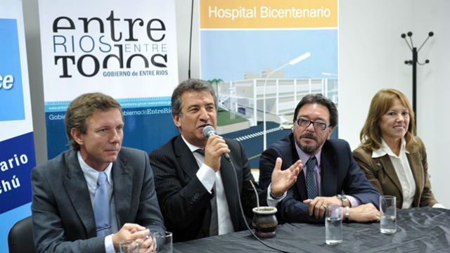 Por videoconferencia, CFK inauguró el hospital.