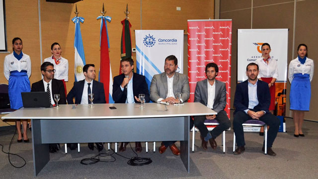 La presentación oficial de los vuelos