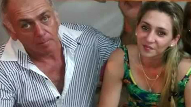 Jesica con su papá, que la busca desde el sábado.