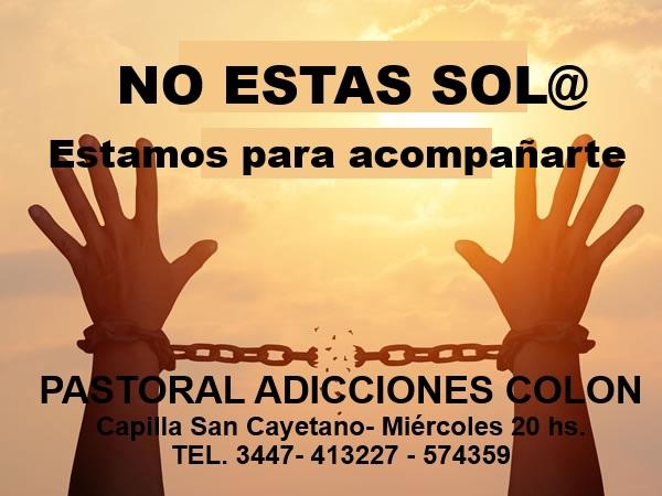 La Municipalidad de Colón acompaña la difusión de espacios comunitarios de ayuda frente a las adicciones