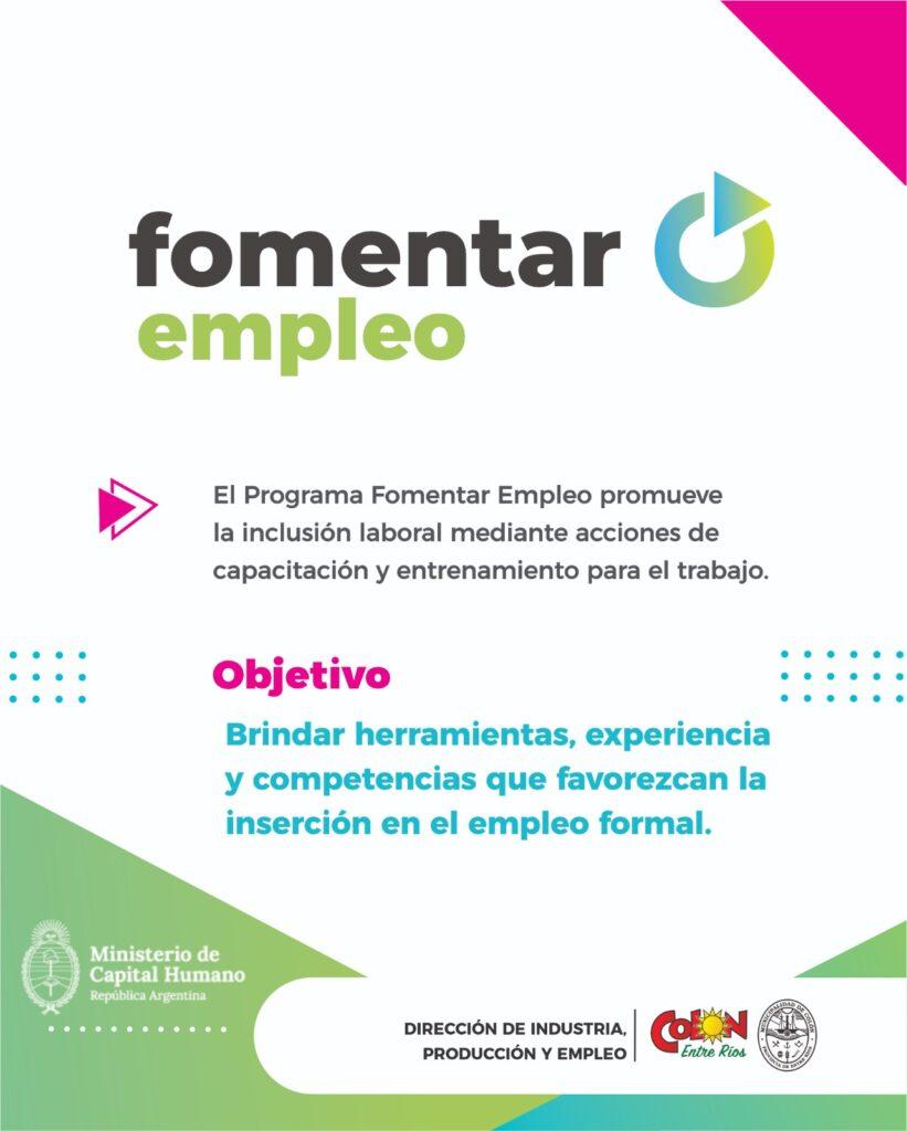 La Oficina de Empleo de Colón brinda información sobre el Programa Fomentar Empleo